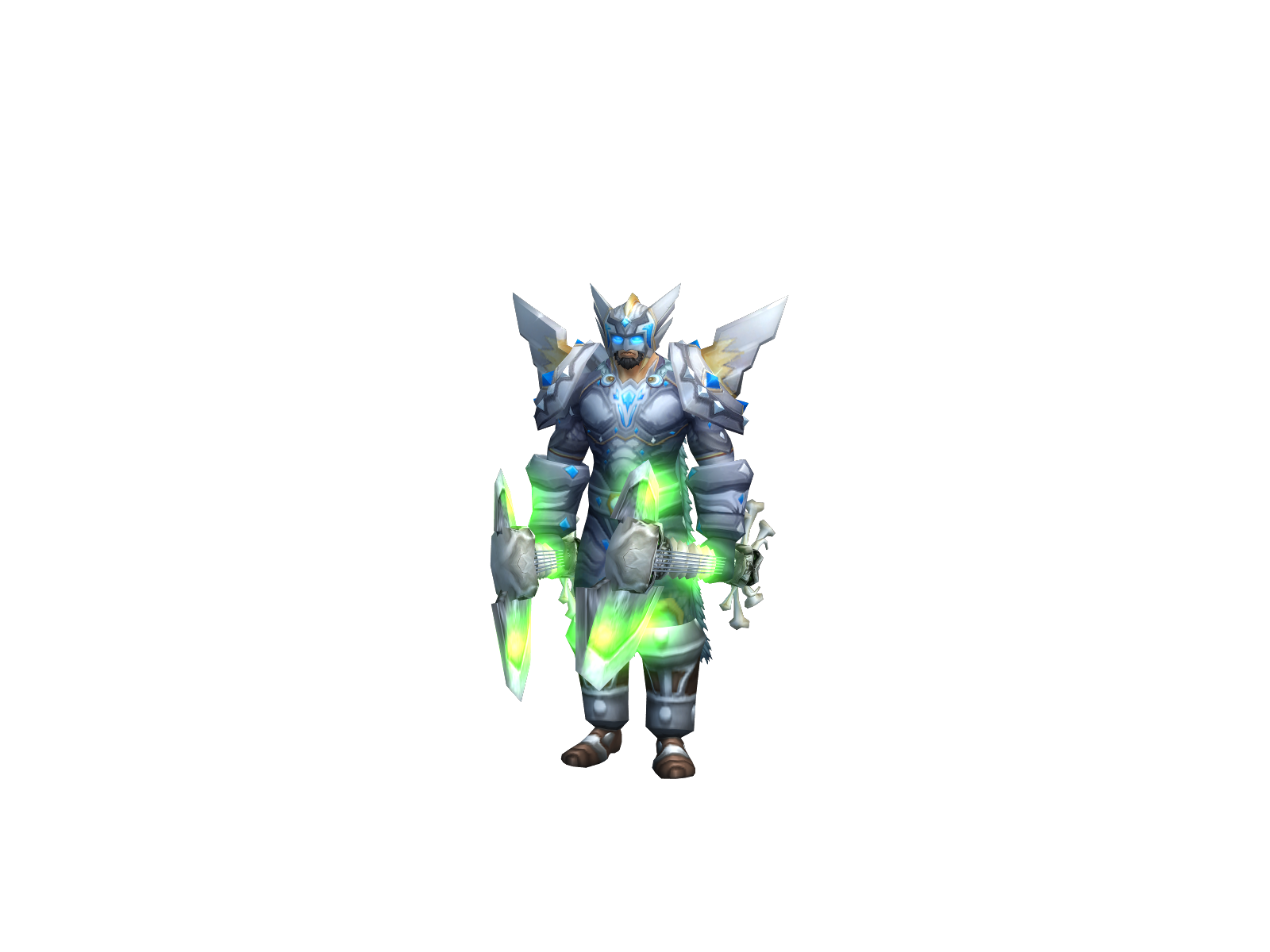 Зулл 3D character render