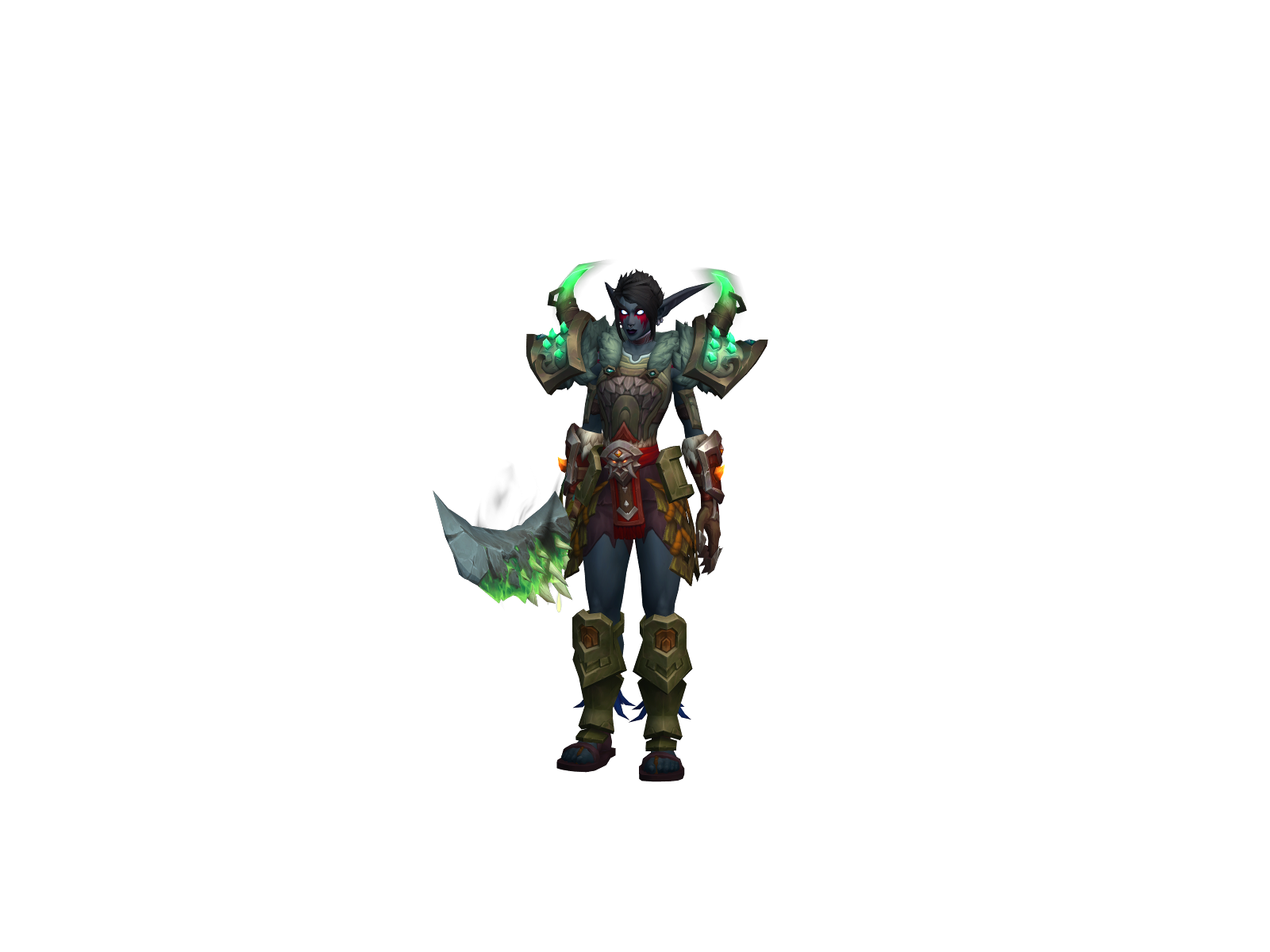 Вагакибанд 3D character render