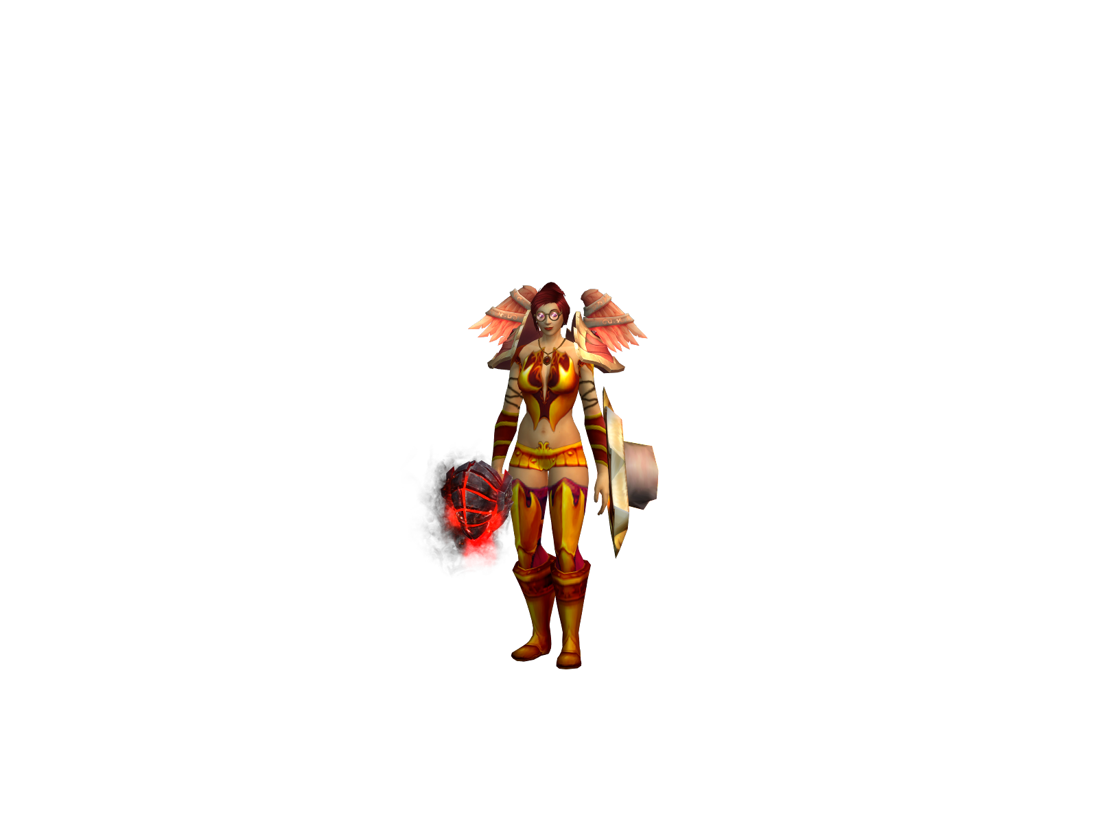 Дестиини 3D character render