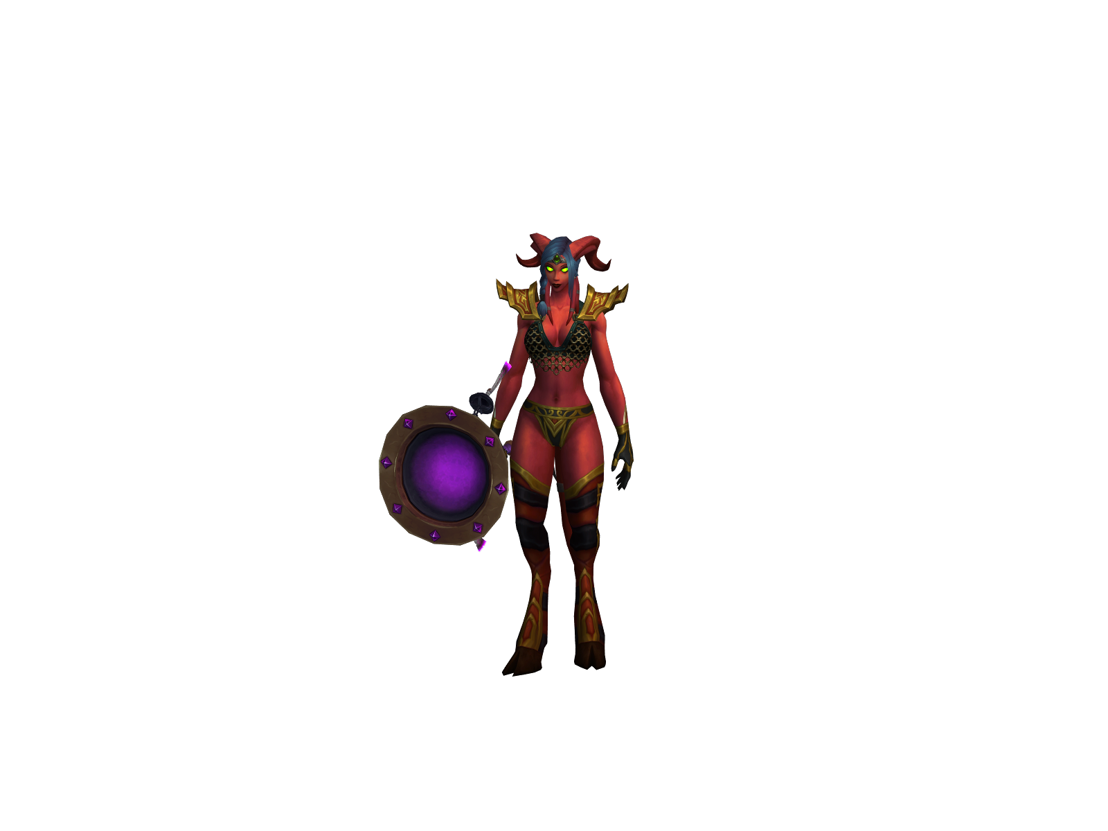 Кейджа 3D character render