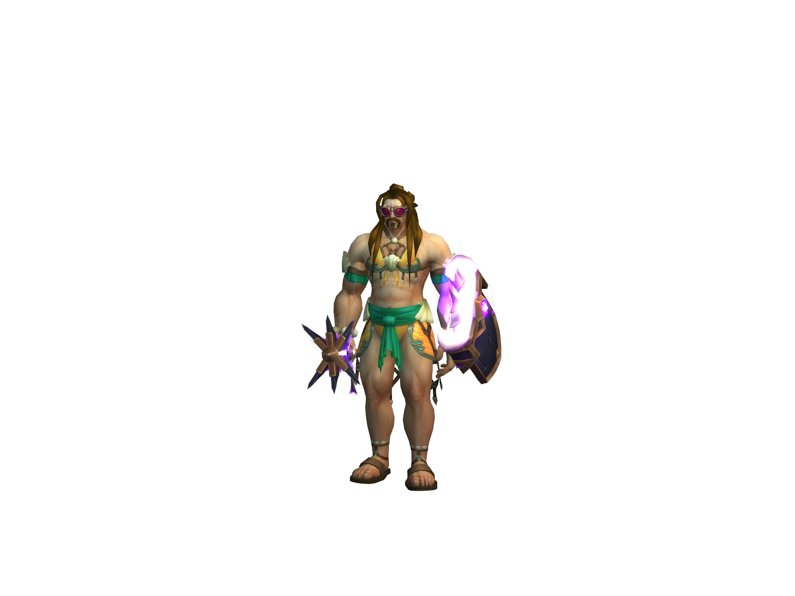 Хлёсткий 3D character render