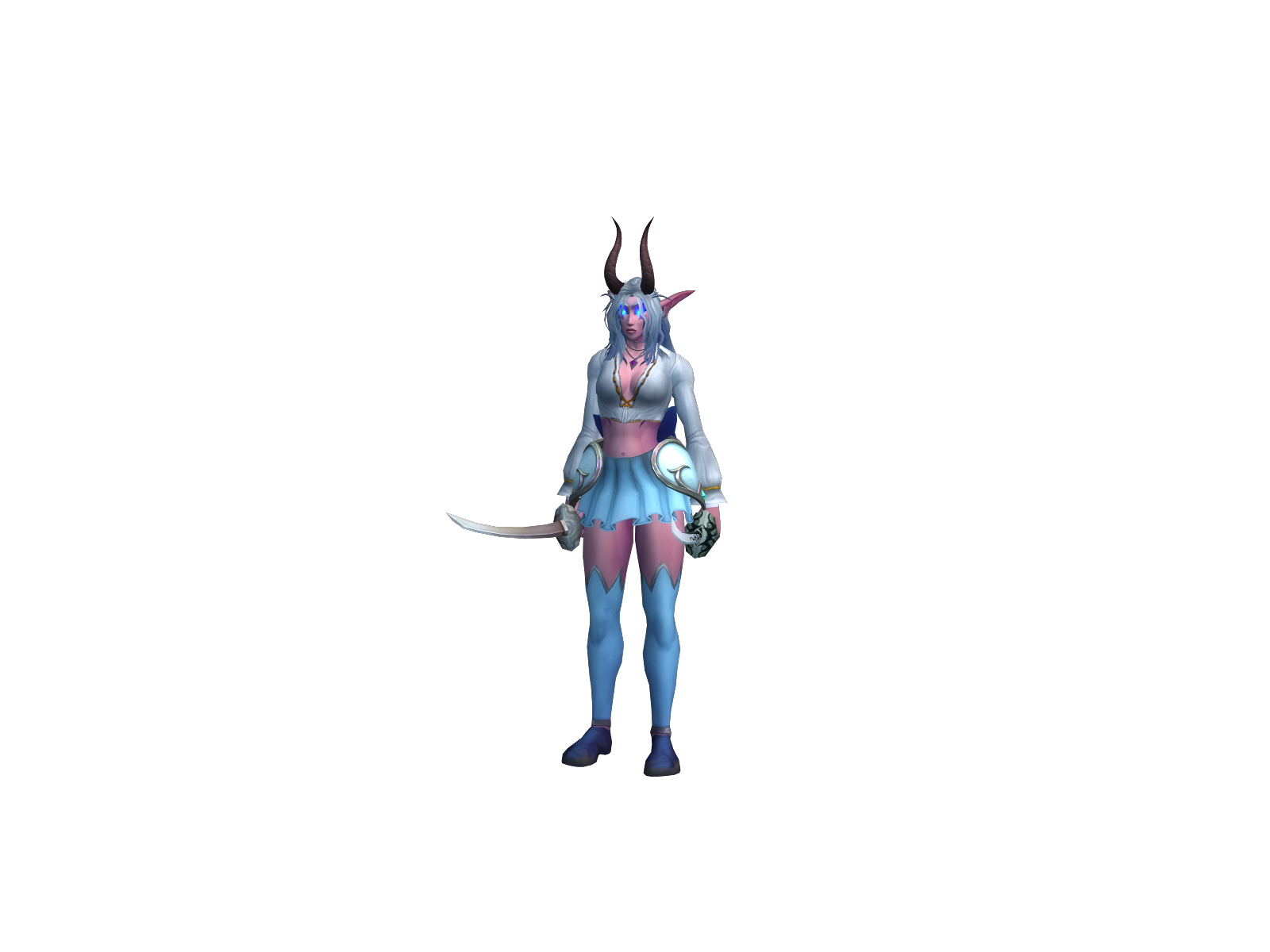 Шидомодоно 3D character render