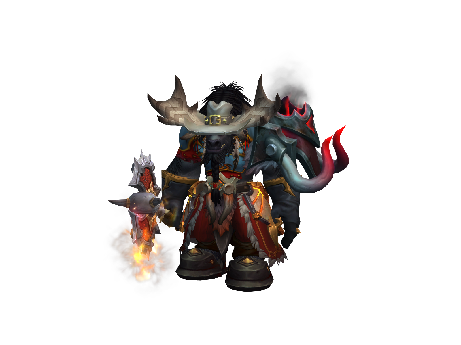 Чанавар 3D character render