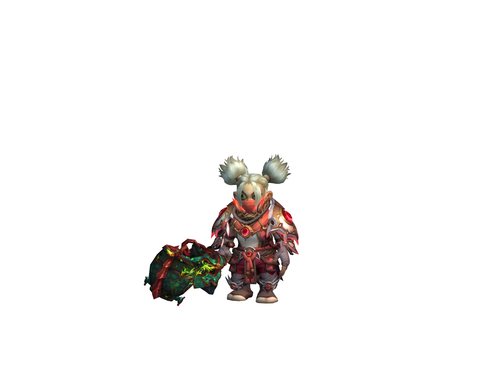 Тиллиморти 3D character render
