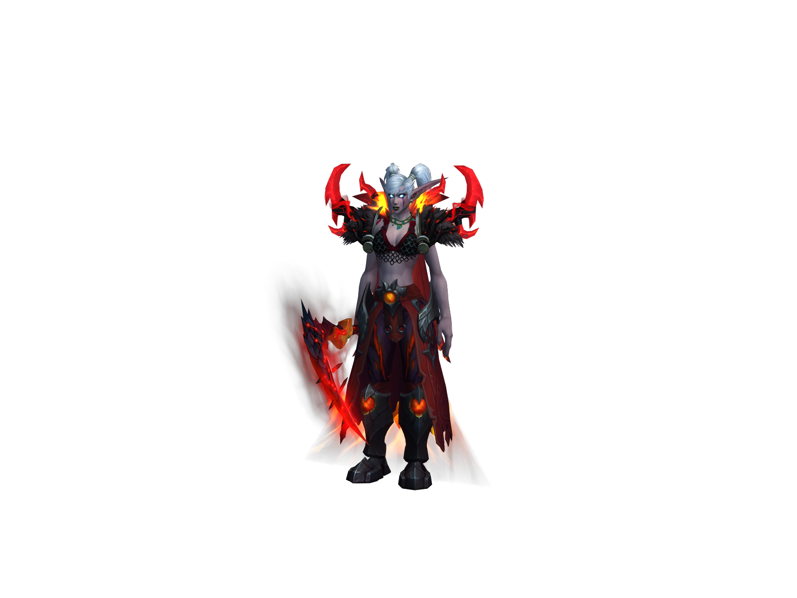 Мяуандра 3D character render