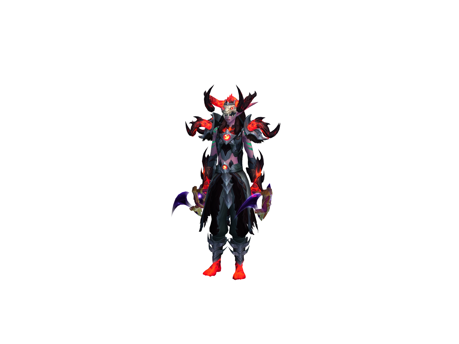 Онираку 3D character render
