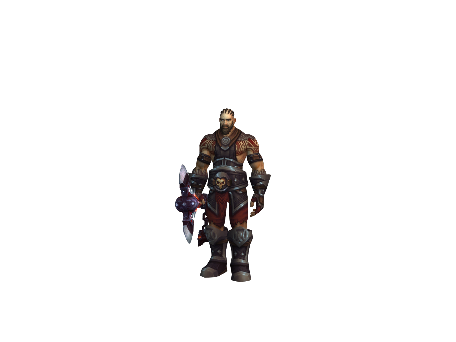 Альфавикинг 3D character render