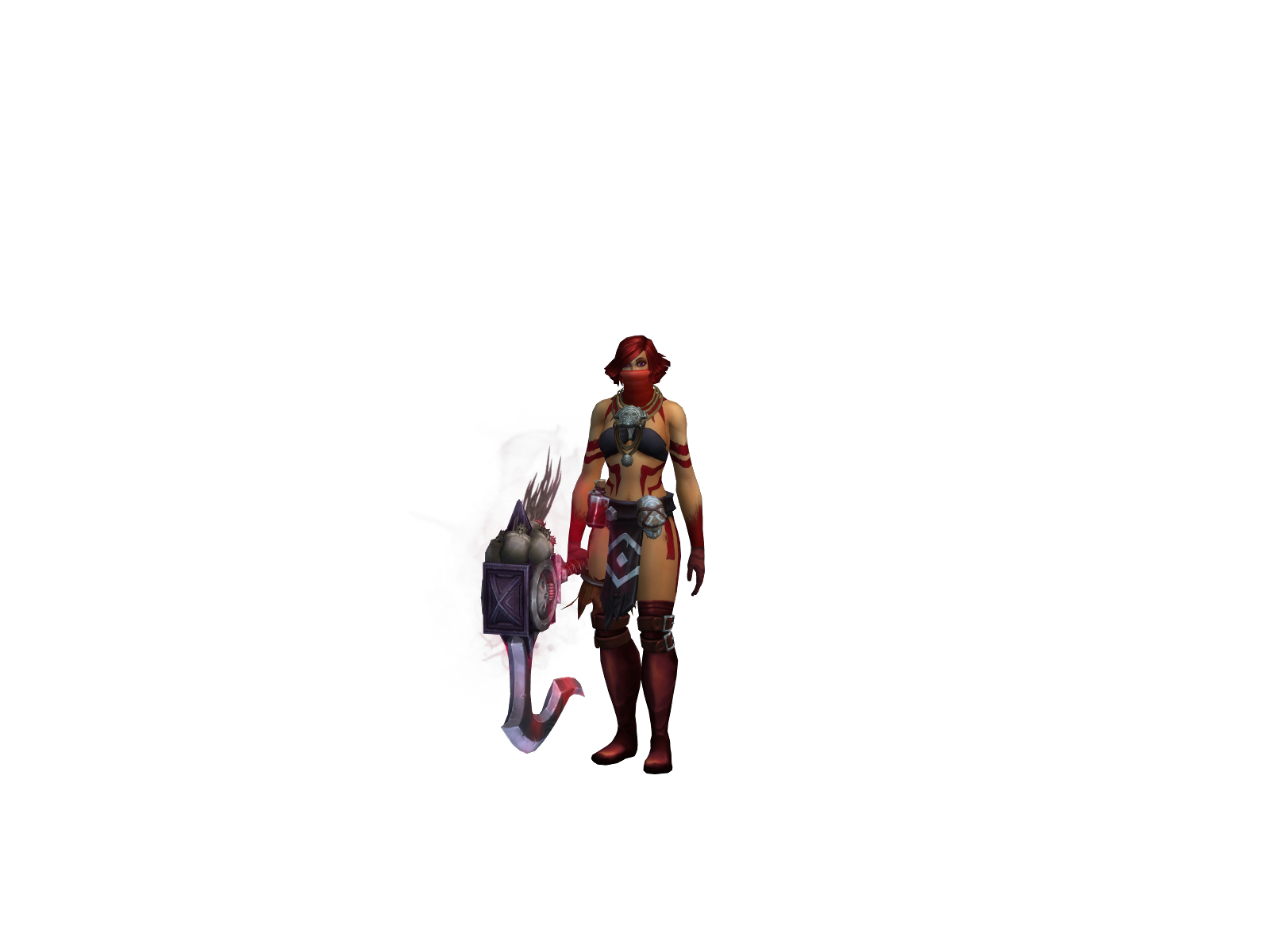 Валлентайнх 3D character render