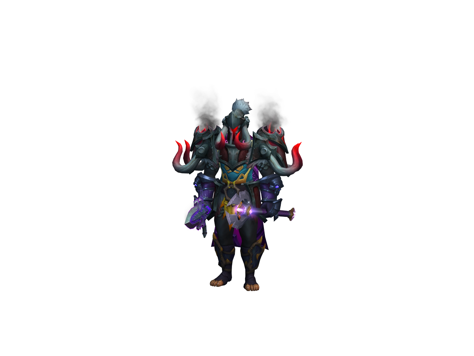 Бахарок 3D character render