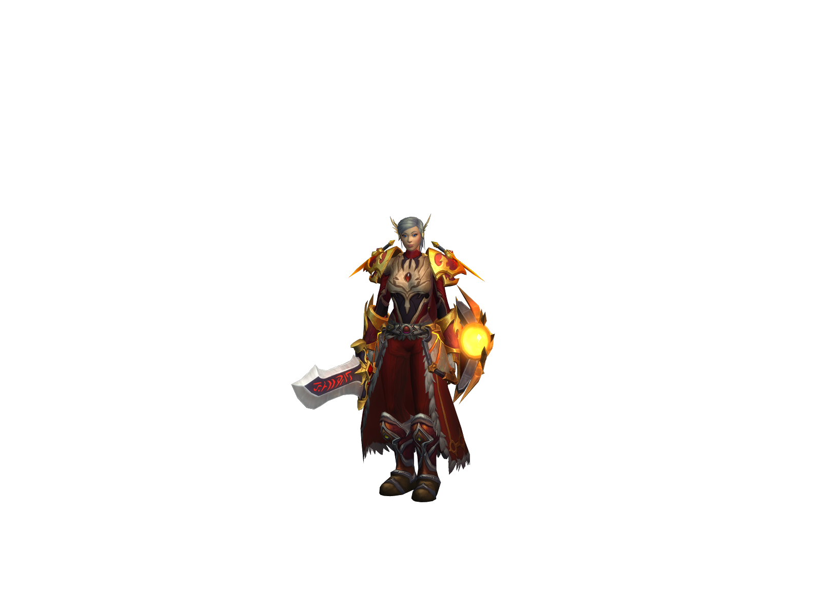 Аялана 3D character render