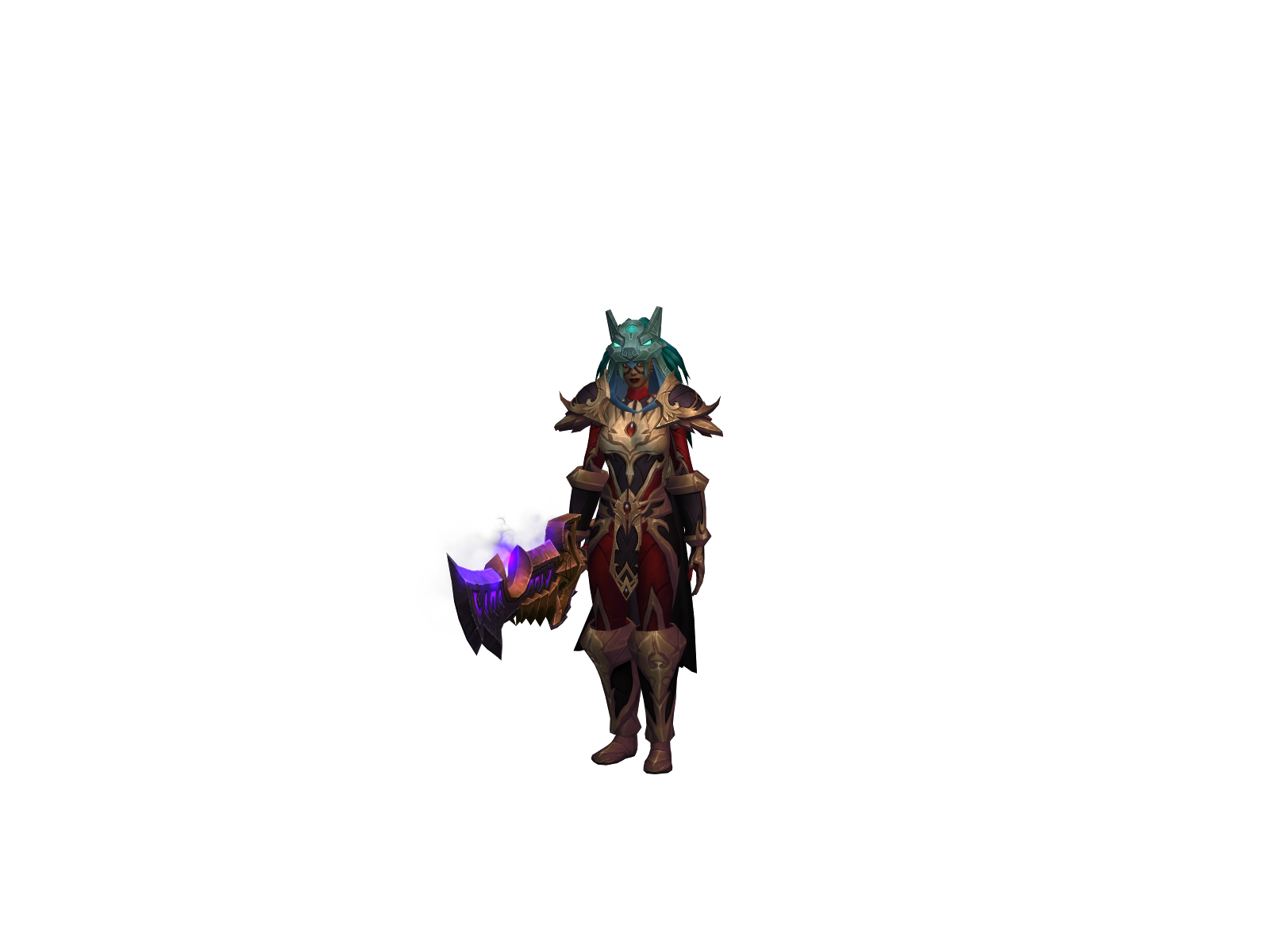 Павлиха 3D character render