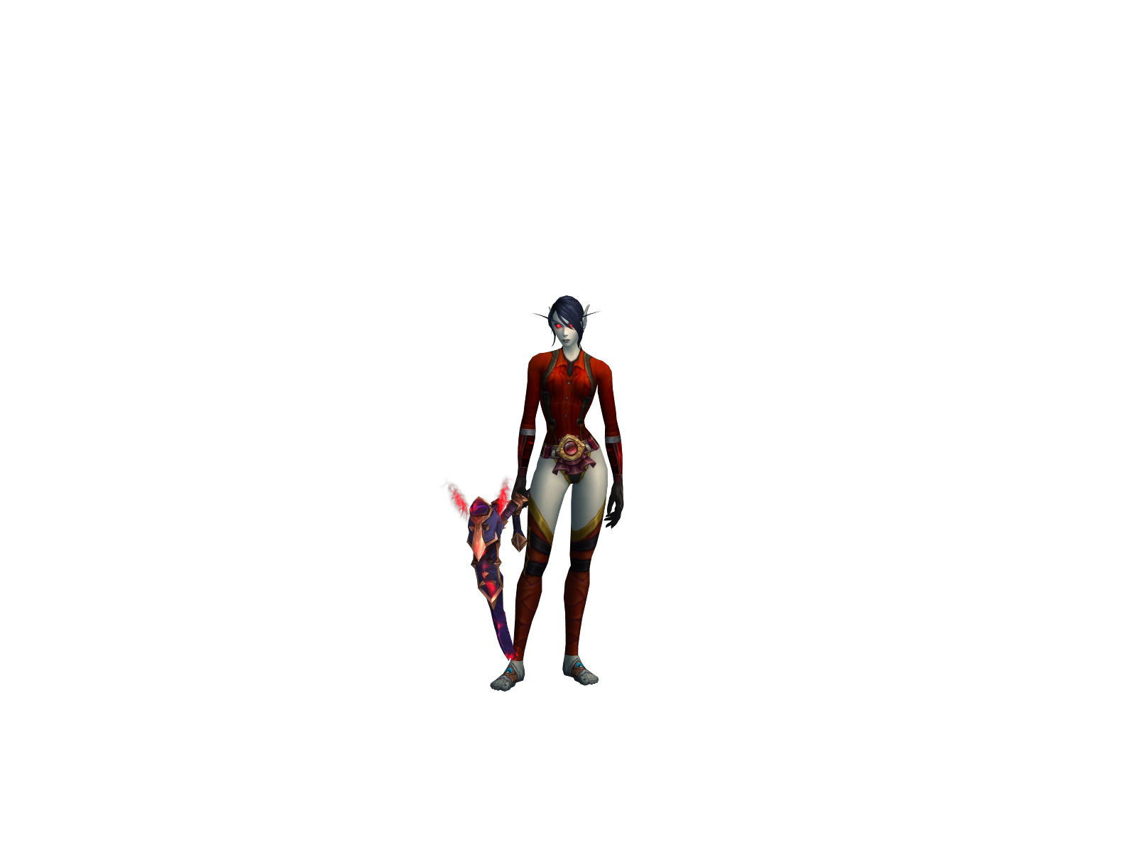Яминоказе 3D character render