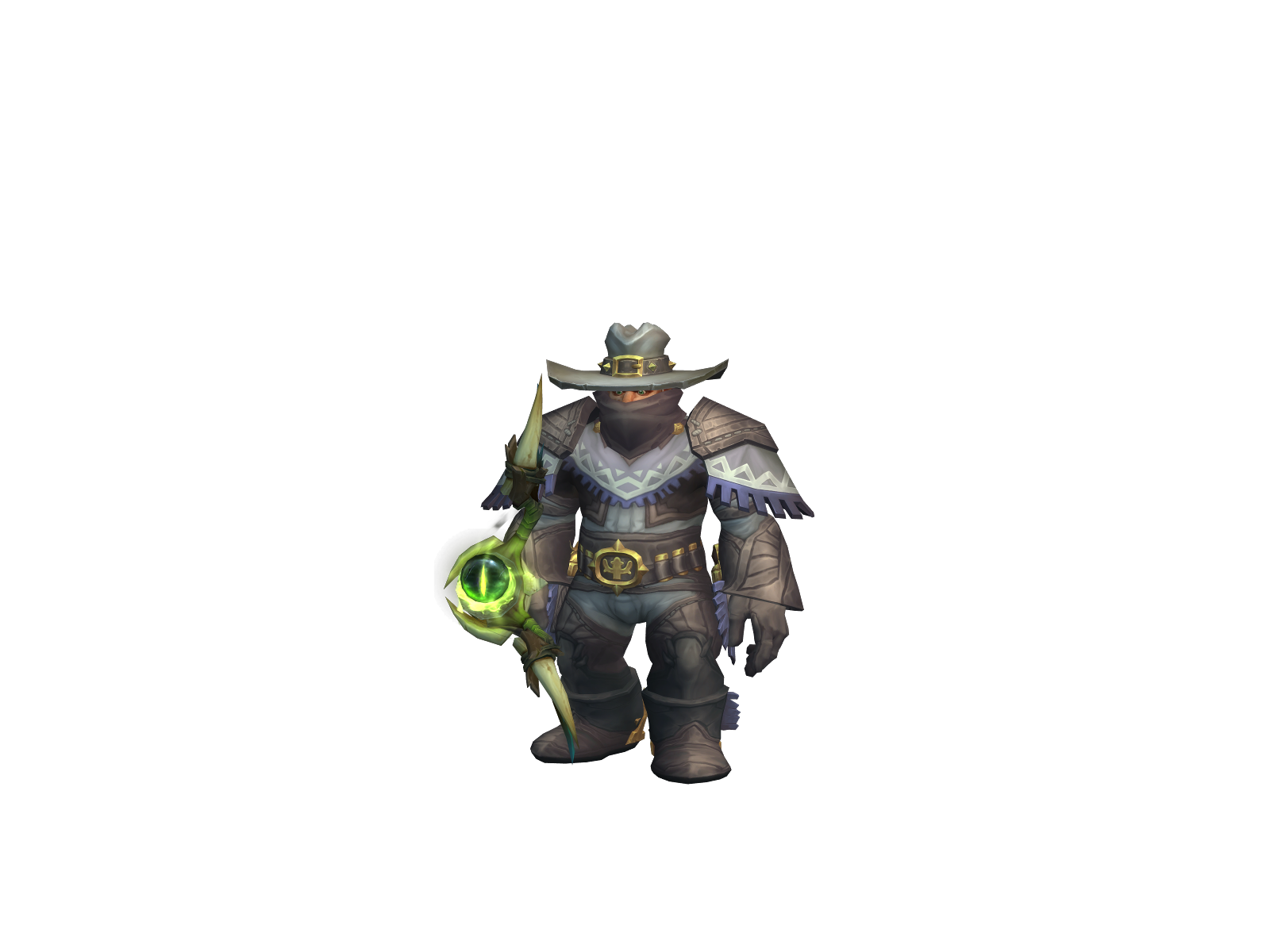 Парижанин 3D character render