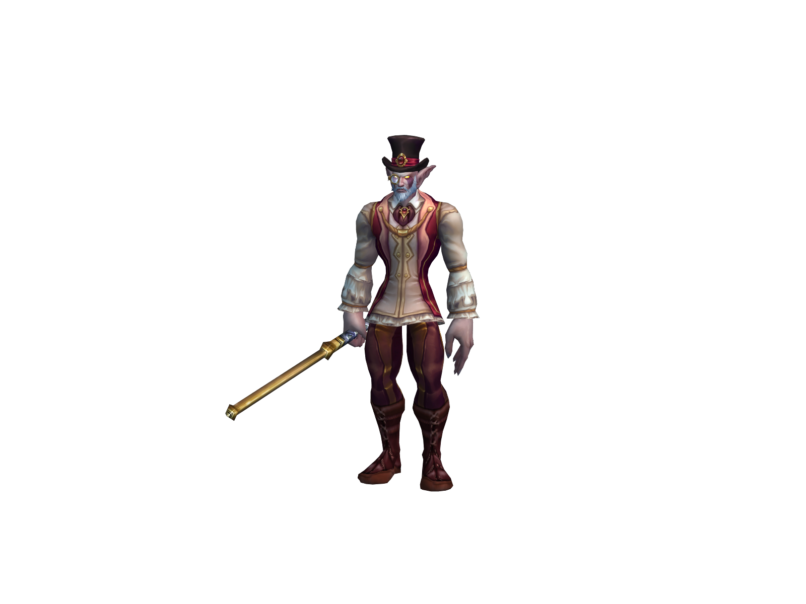 Заксенкам 3D character render