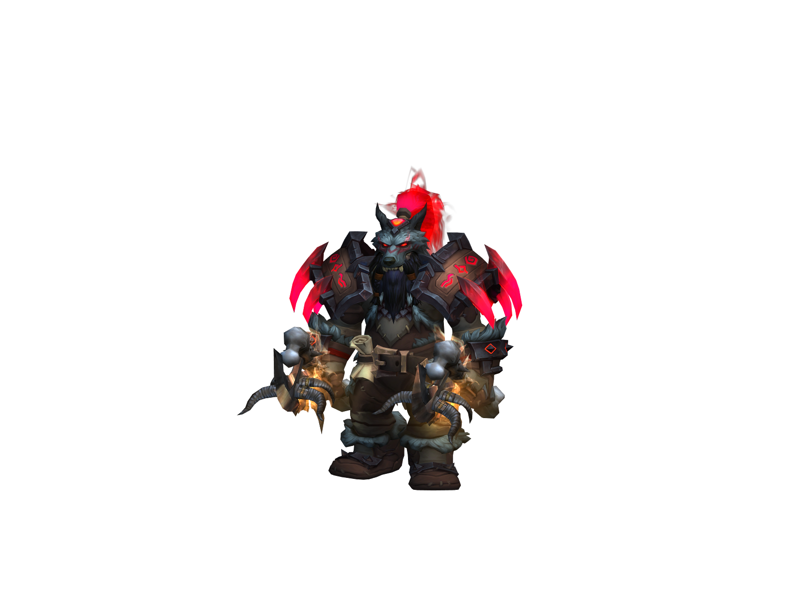 Духдар 3D character render