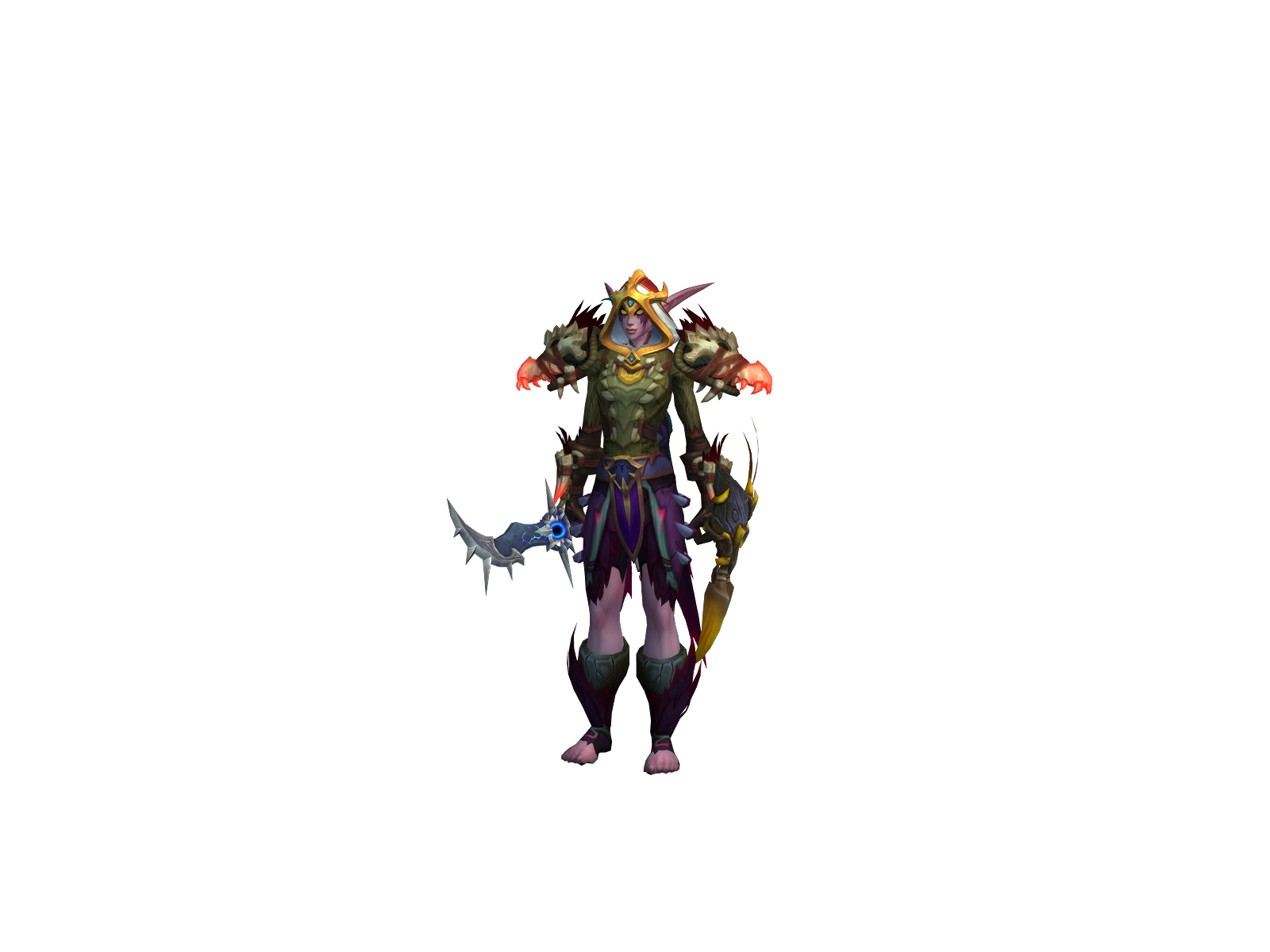 Мьелькана 3D character render