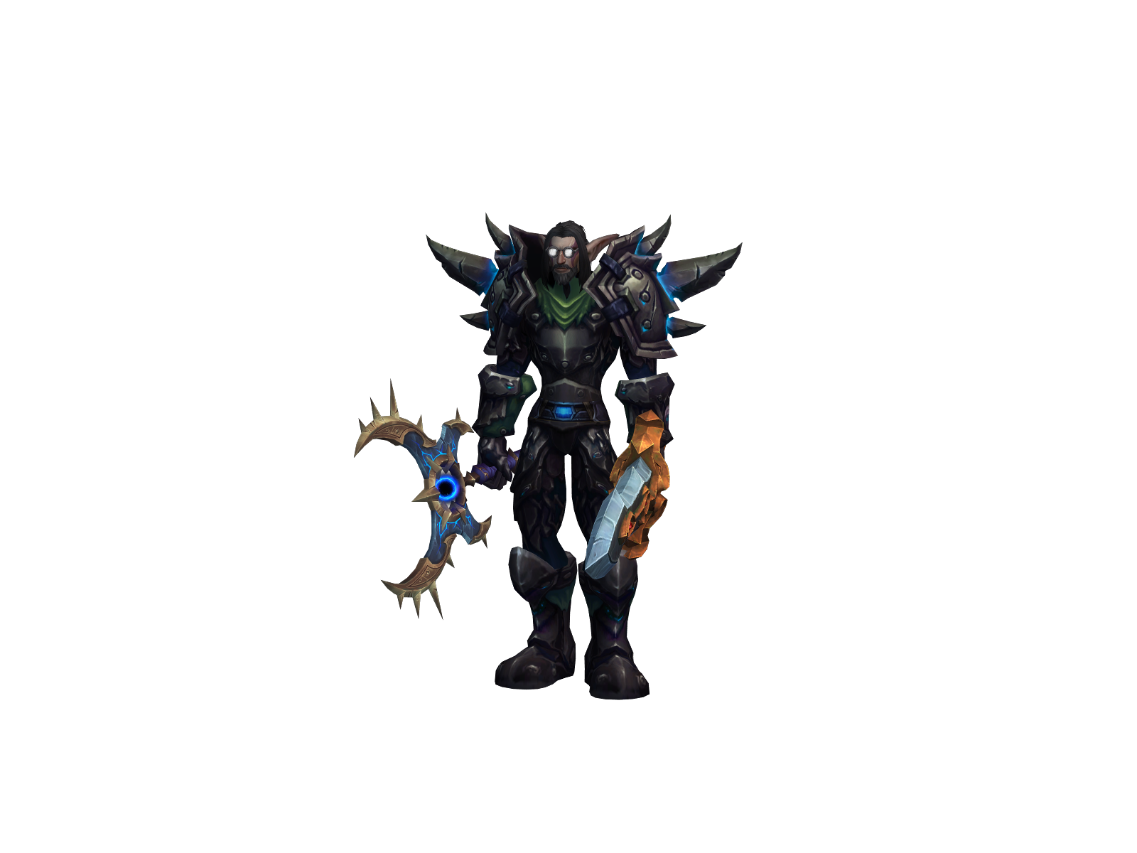 Даэро 3D character render