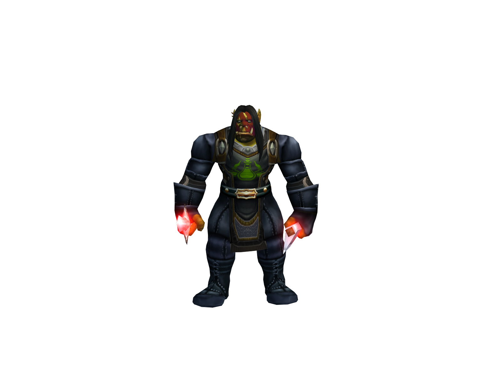 Зомбй 3D character render