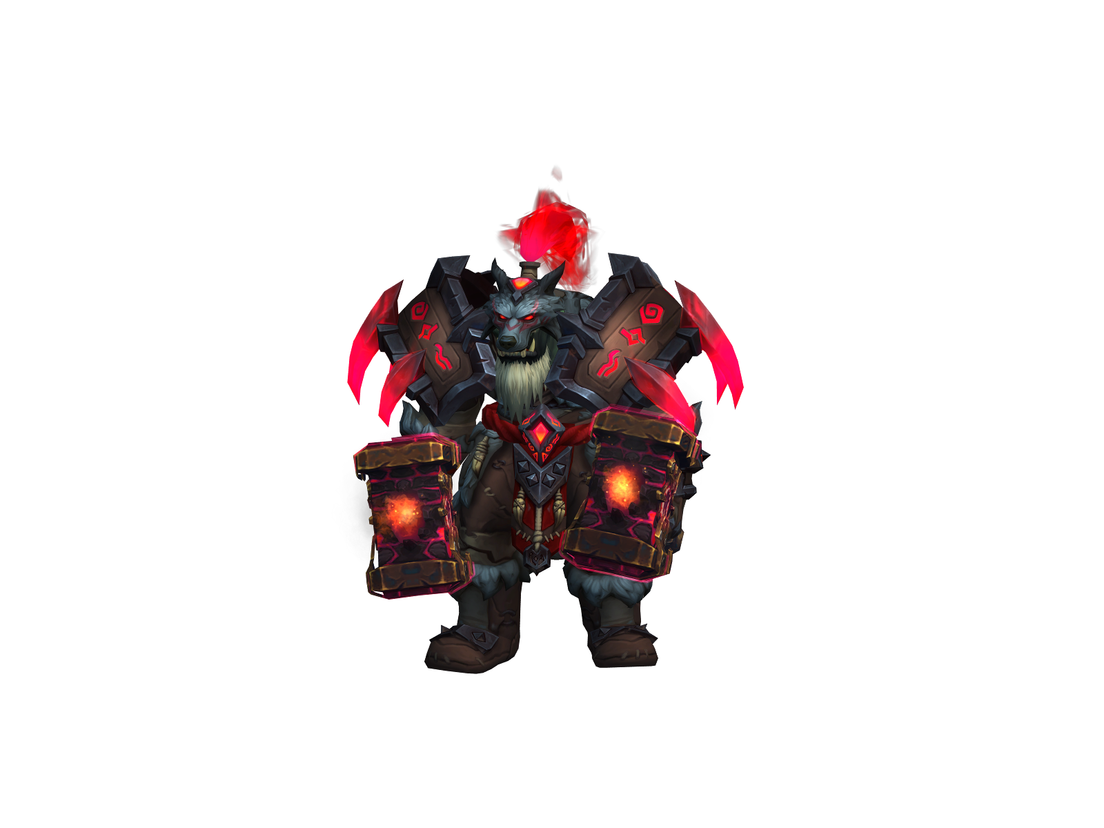 Пёсгорбатый 3D character render