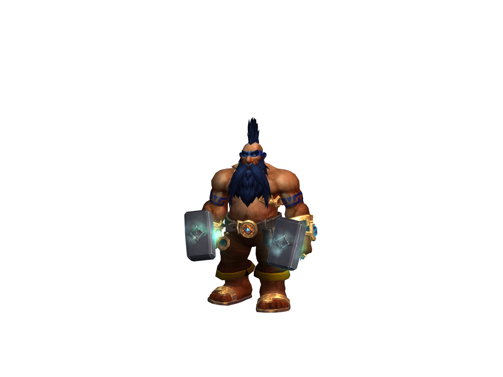 Крюгериус 3D character render