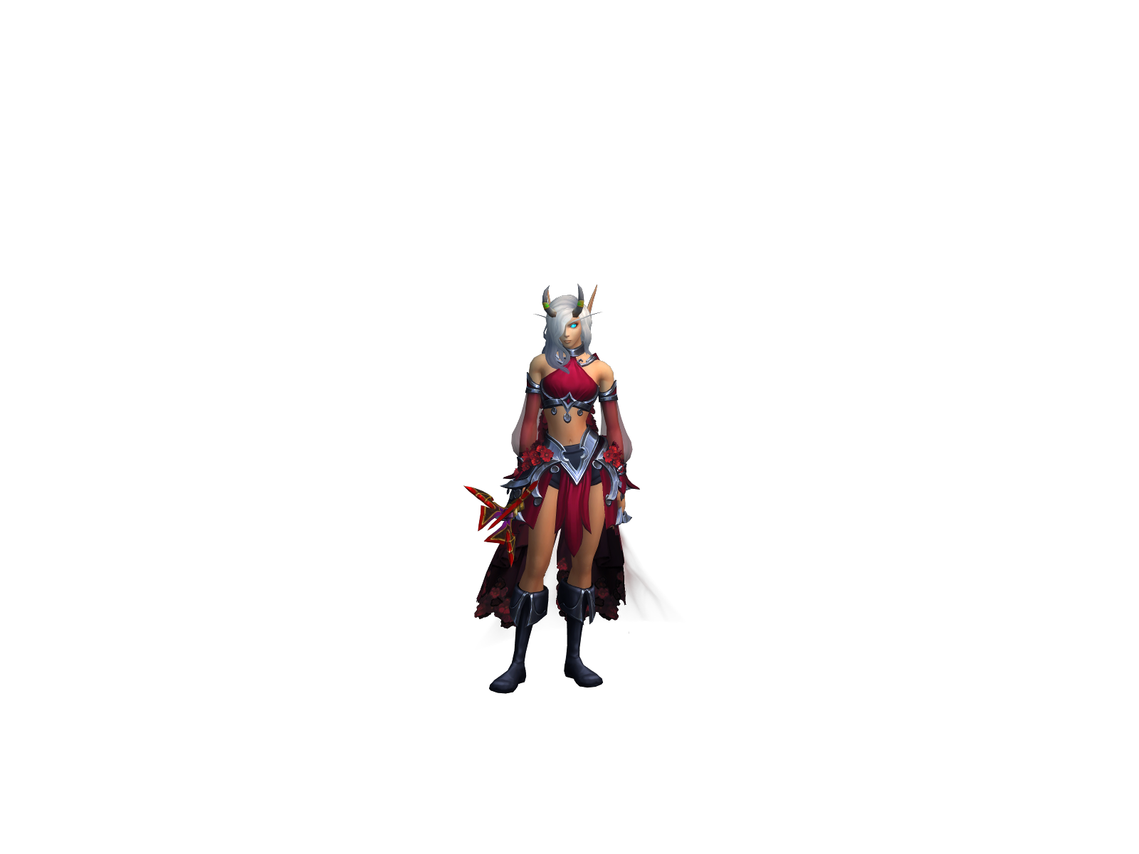 Рисаку 3D character render