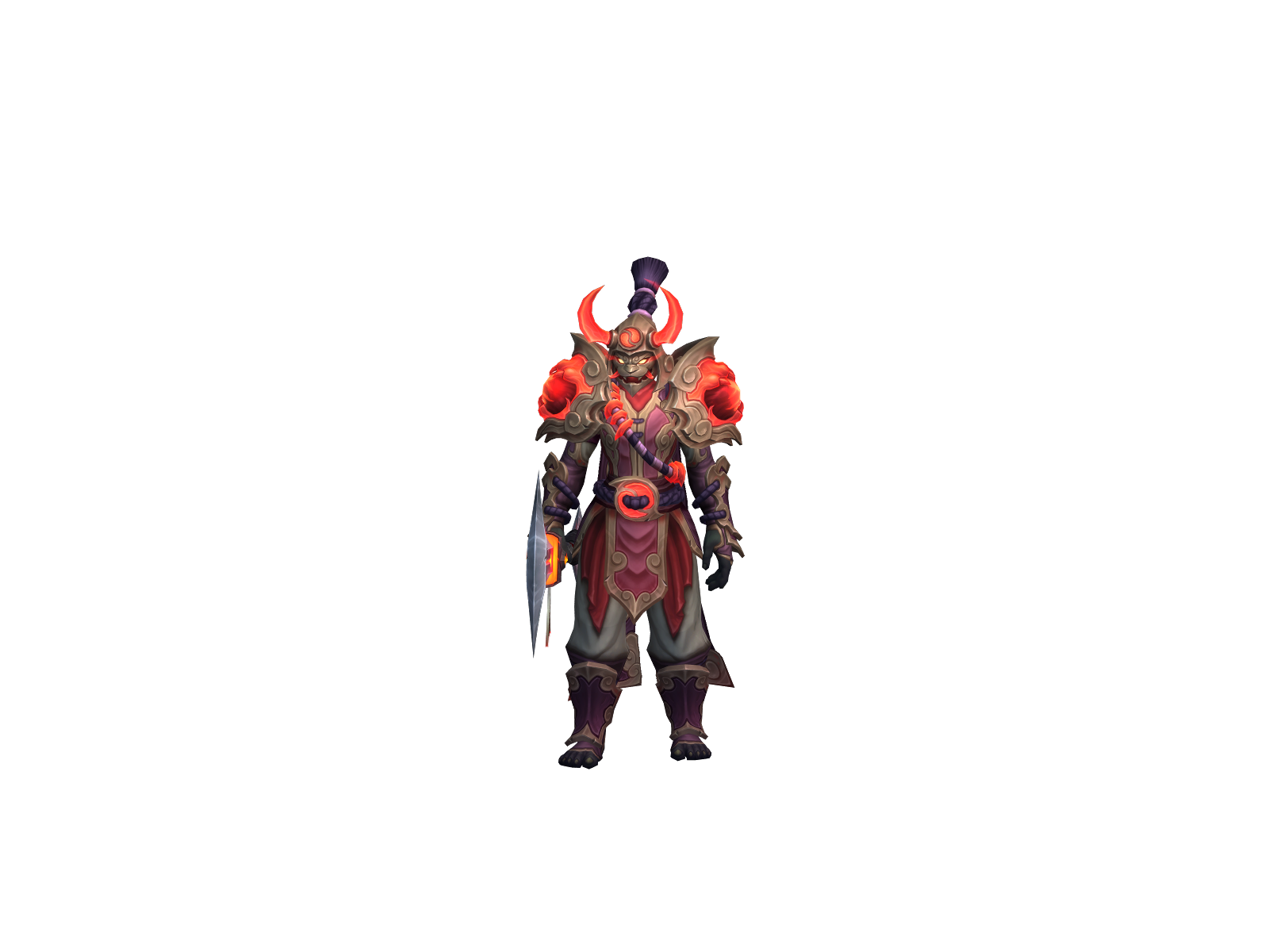 Умбрамонк 3D character render
