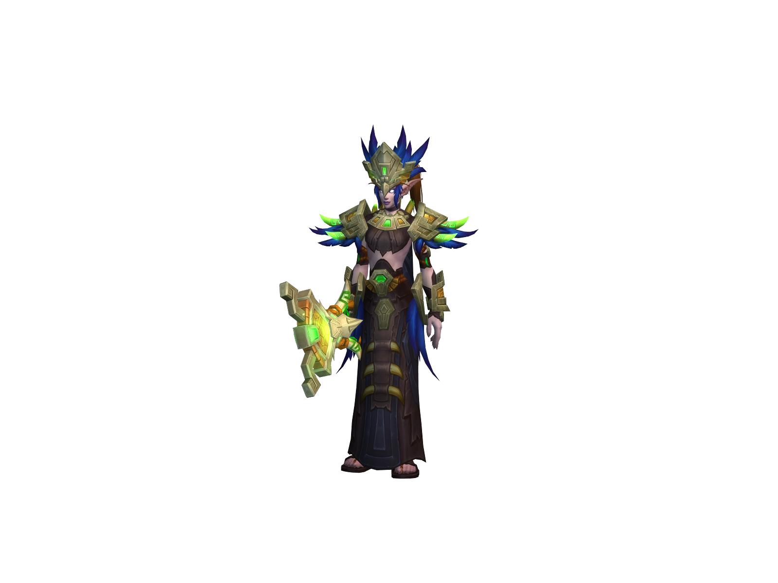 Зентора 3D character render