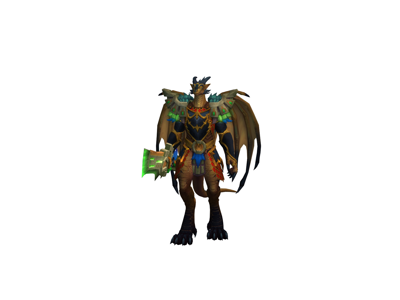 Элькарн 3D character render