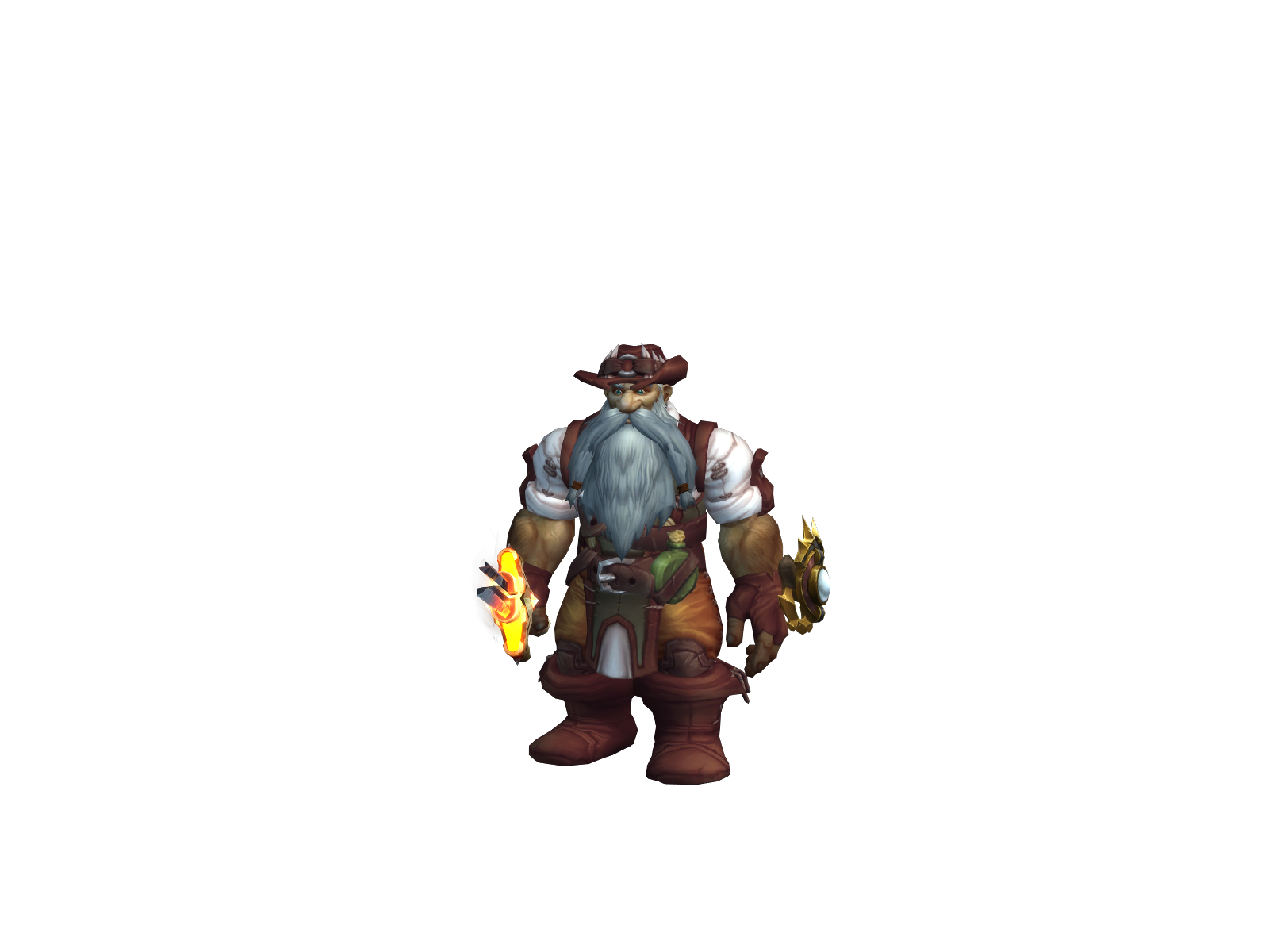 Буренос 3D character render