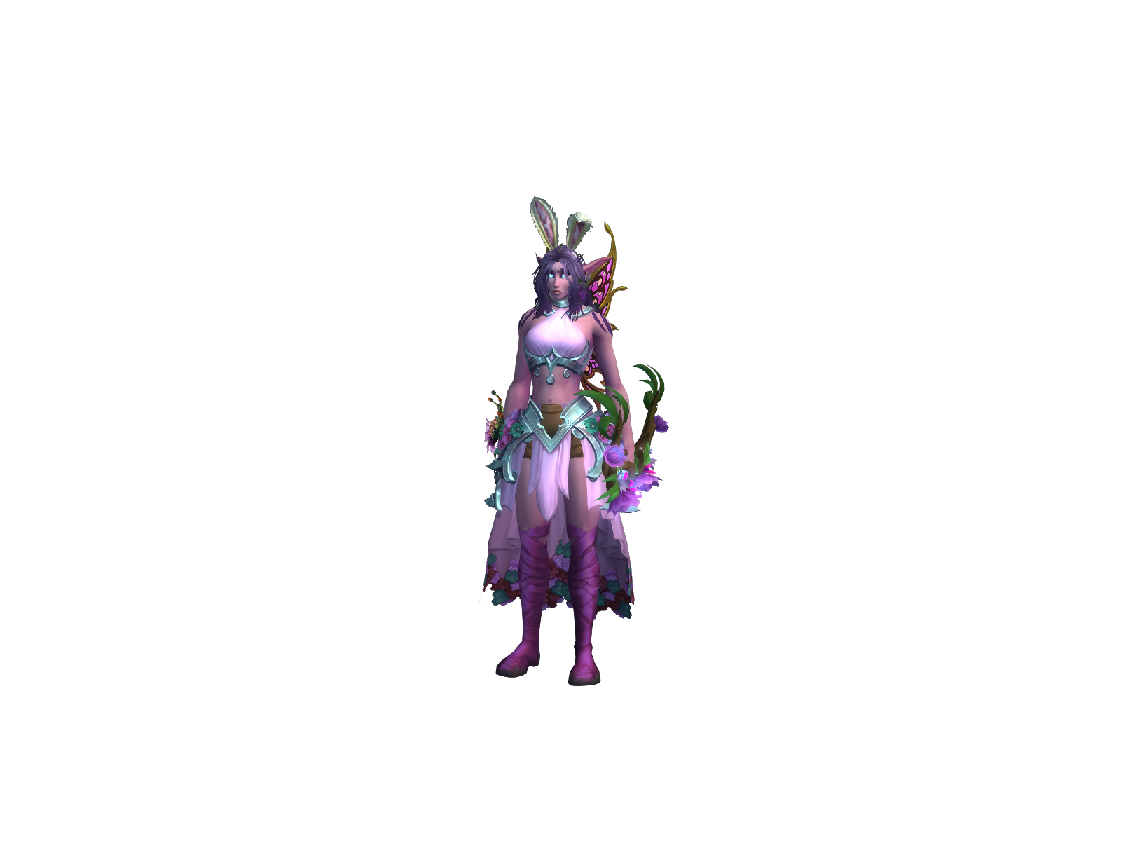 Элунна 3D character render