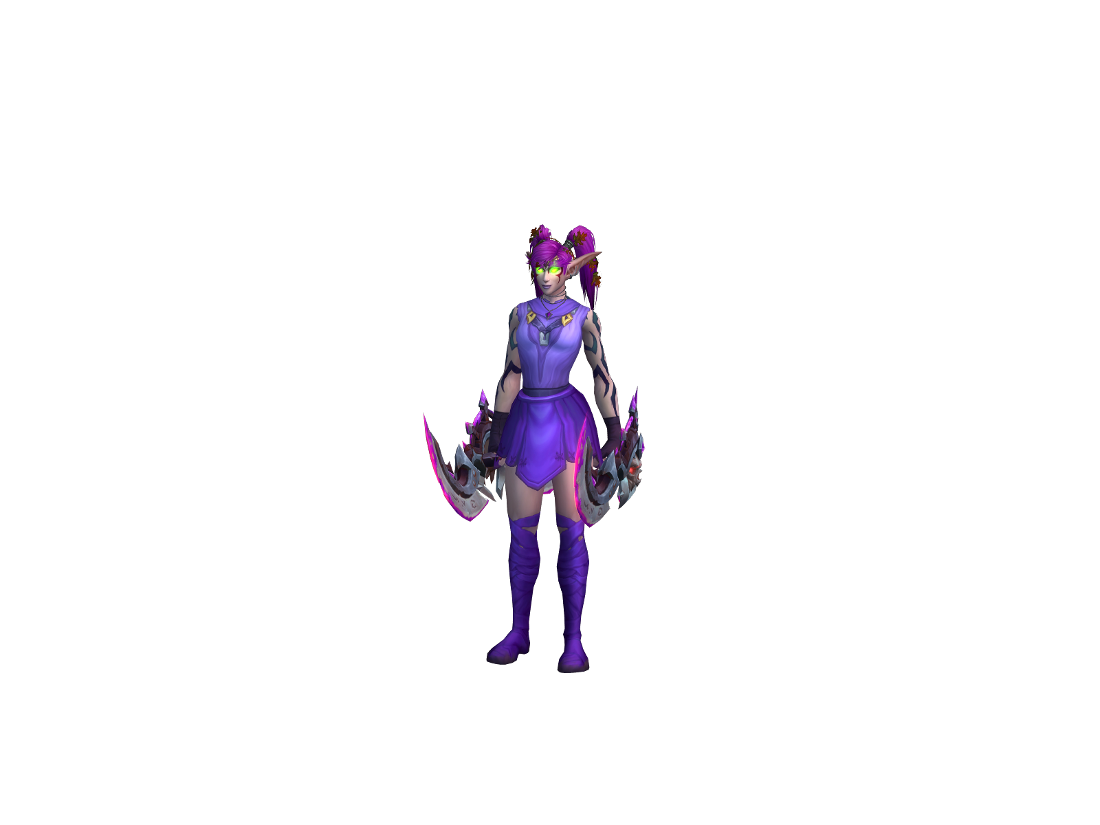Лородея 3D character render
