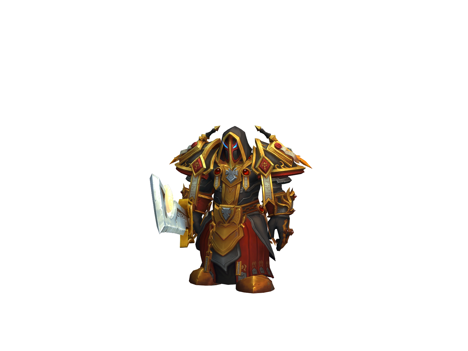 Хохок 3D character render