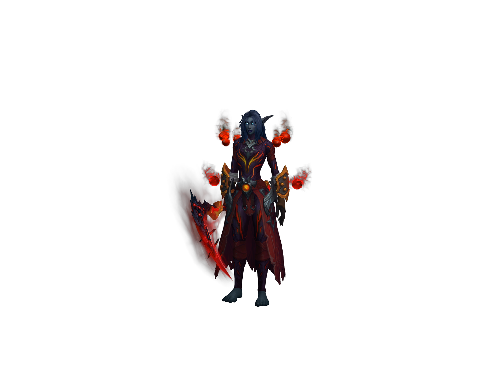 Аюдай 3D character render