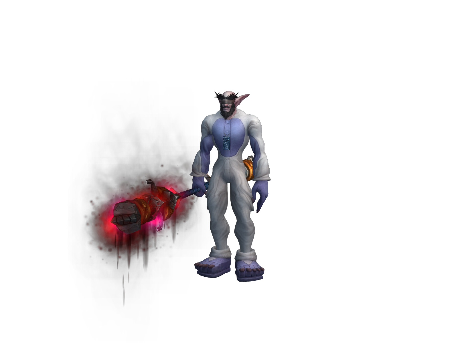 лысыйчоп 3D character render