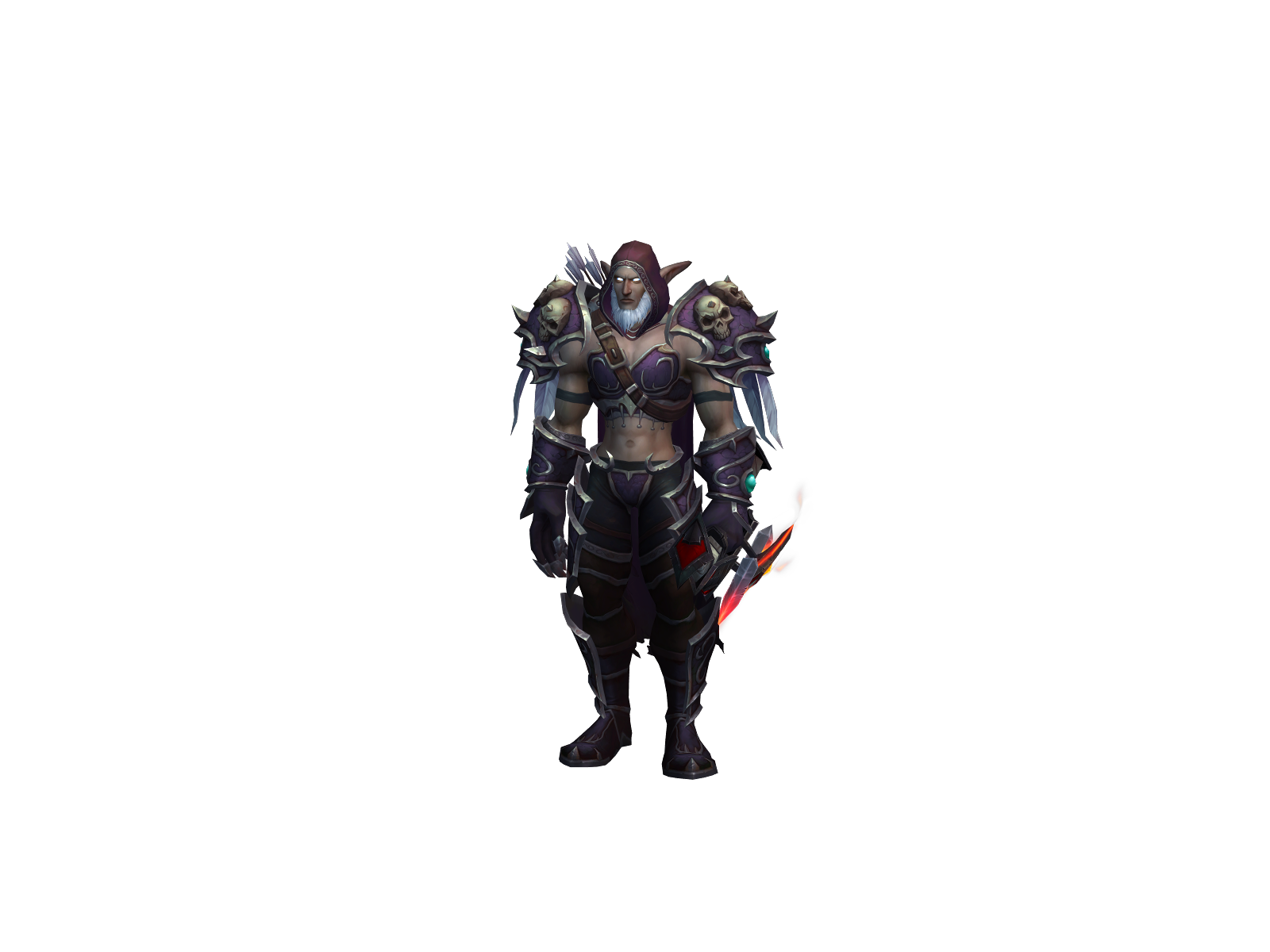 Баррак 3D character render
