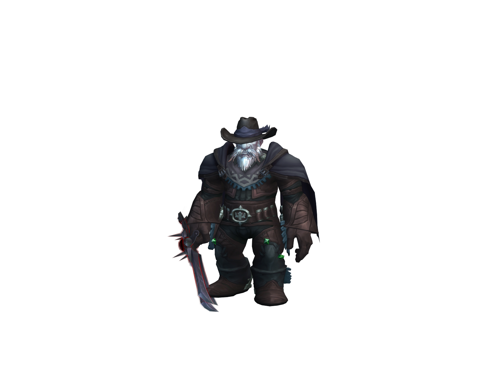 Директормонк 3D character render