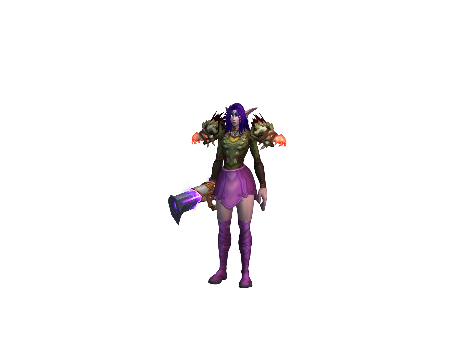 Однёрка 3D character render
