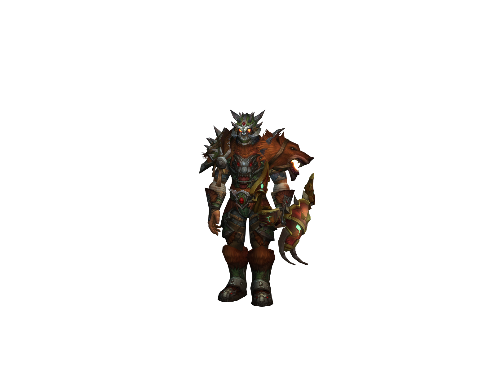 Мэнион 3D character render