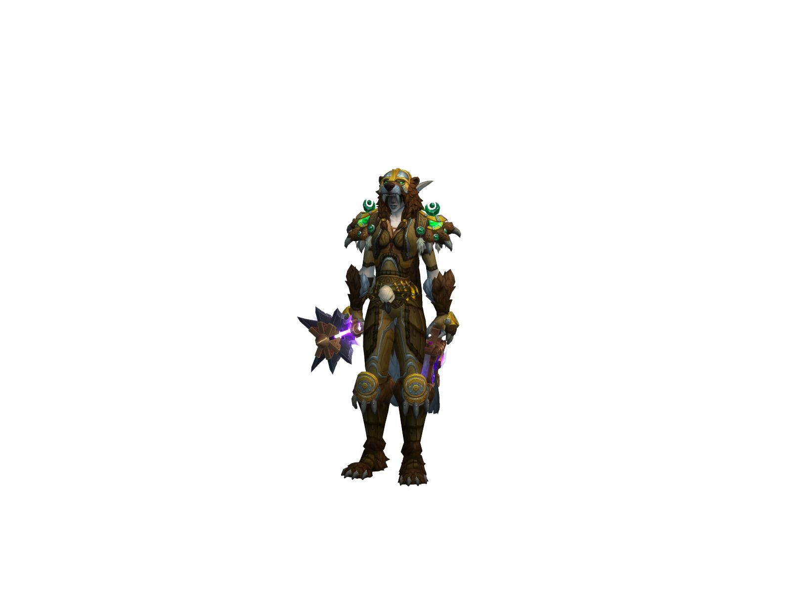 Друмания 3D character render