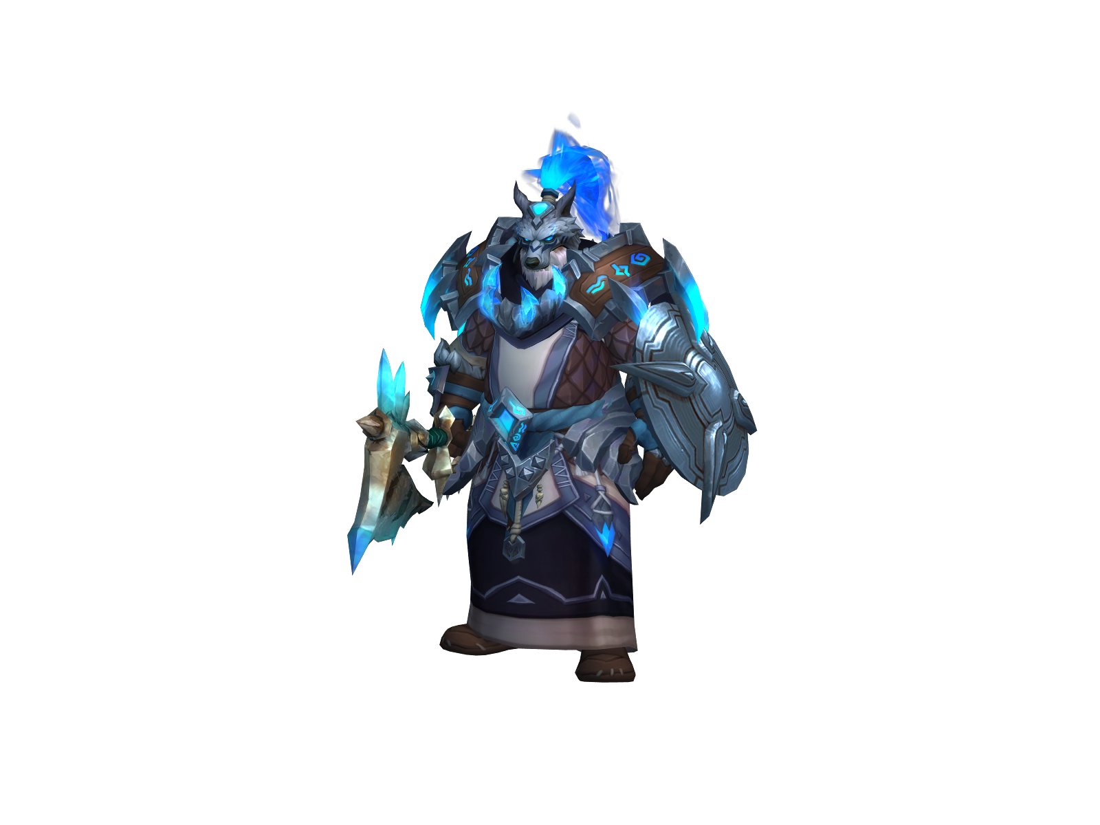 Космооволк 3D character render