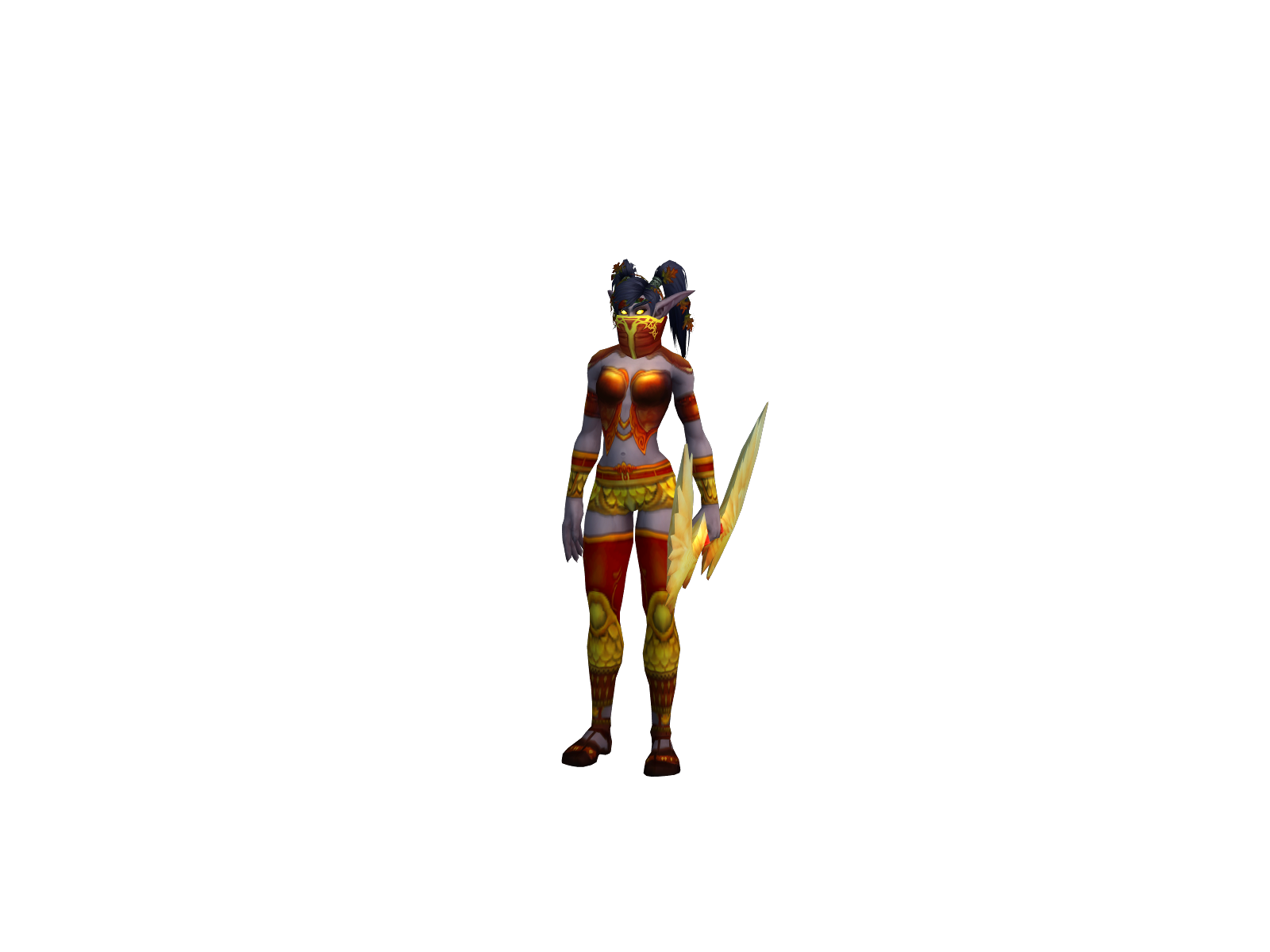 Чёрнаястрела 3D character render