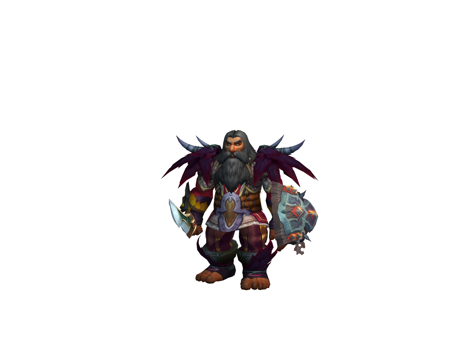 Мидвейнор 3D character render