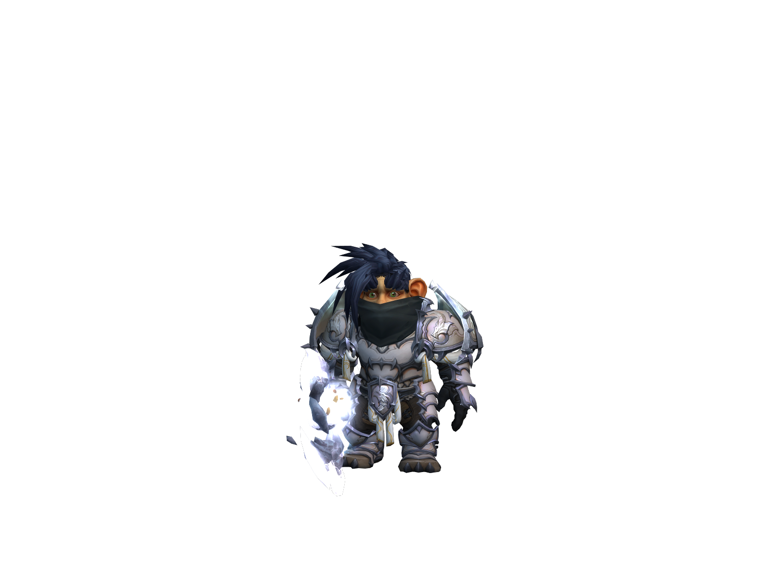 Юнэйро 3D character render