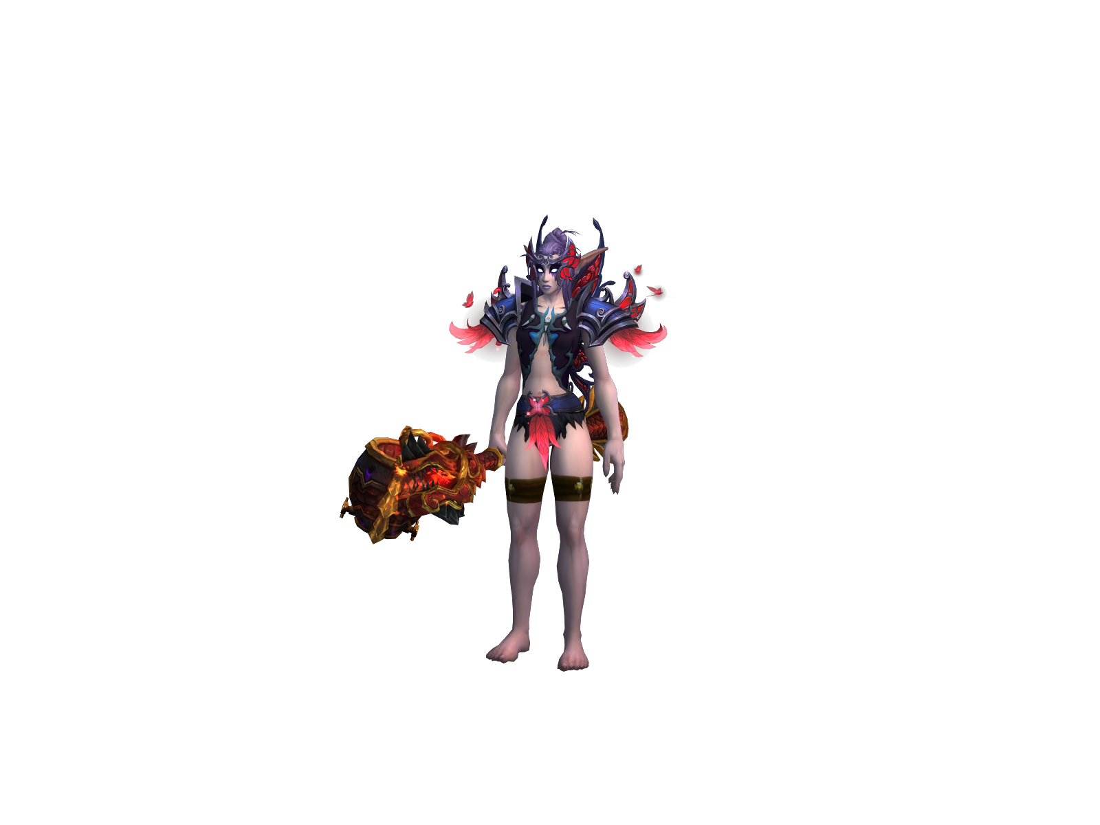 Хиллиргерл 3D character render