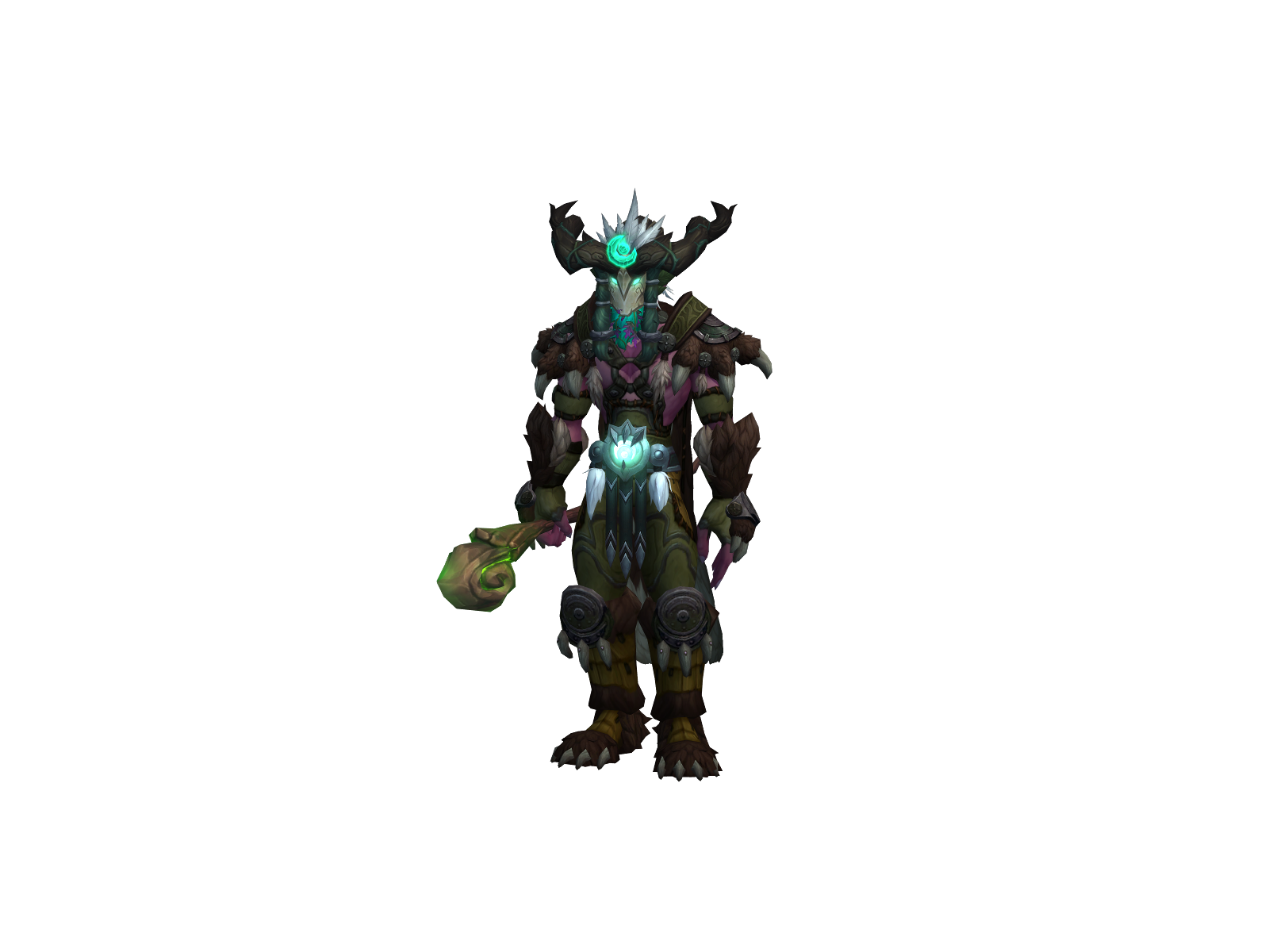 Смоукдру 3D character render