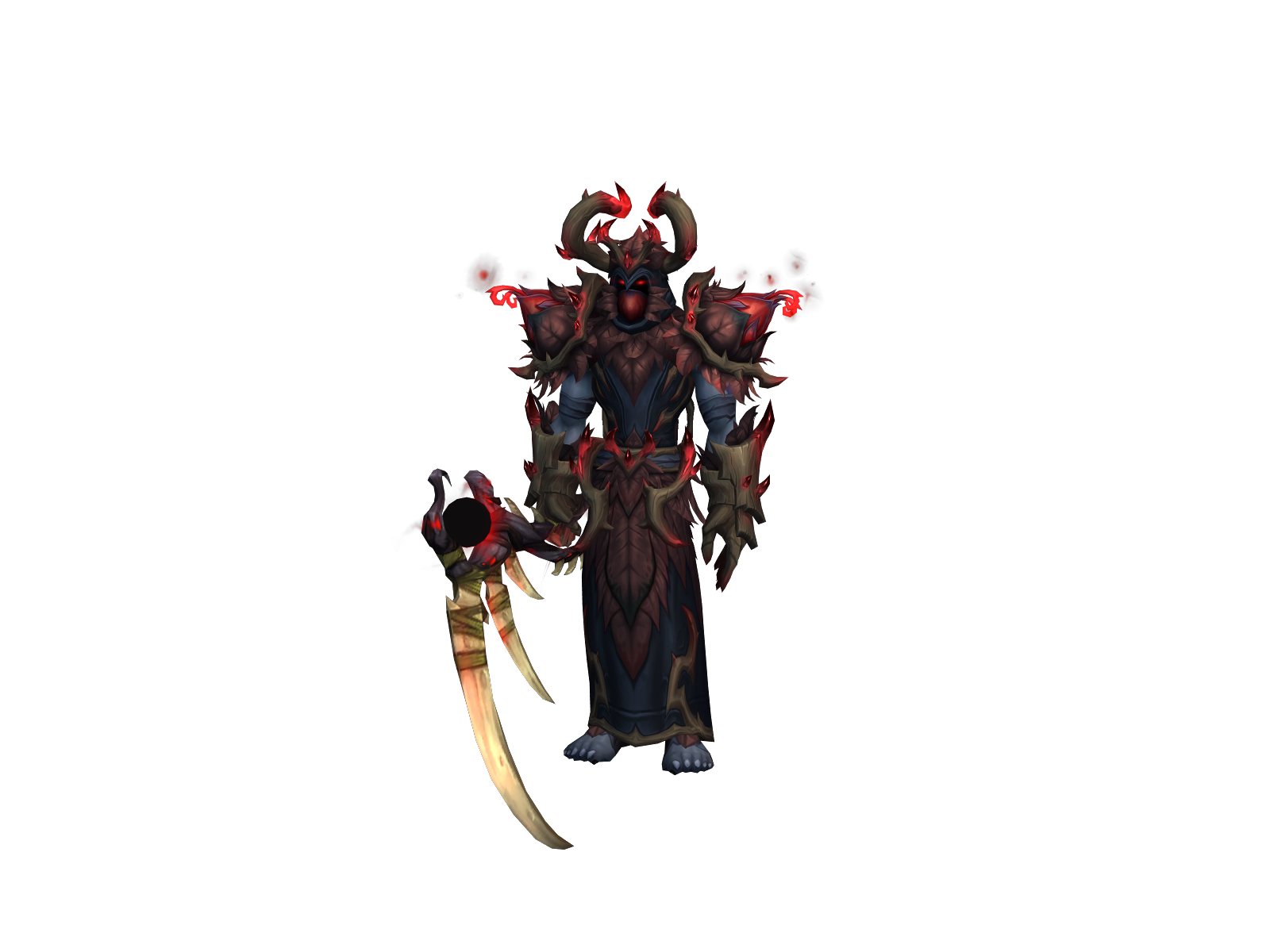 Оукин 3D character render