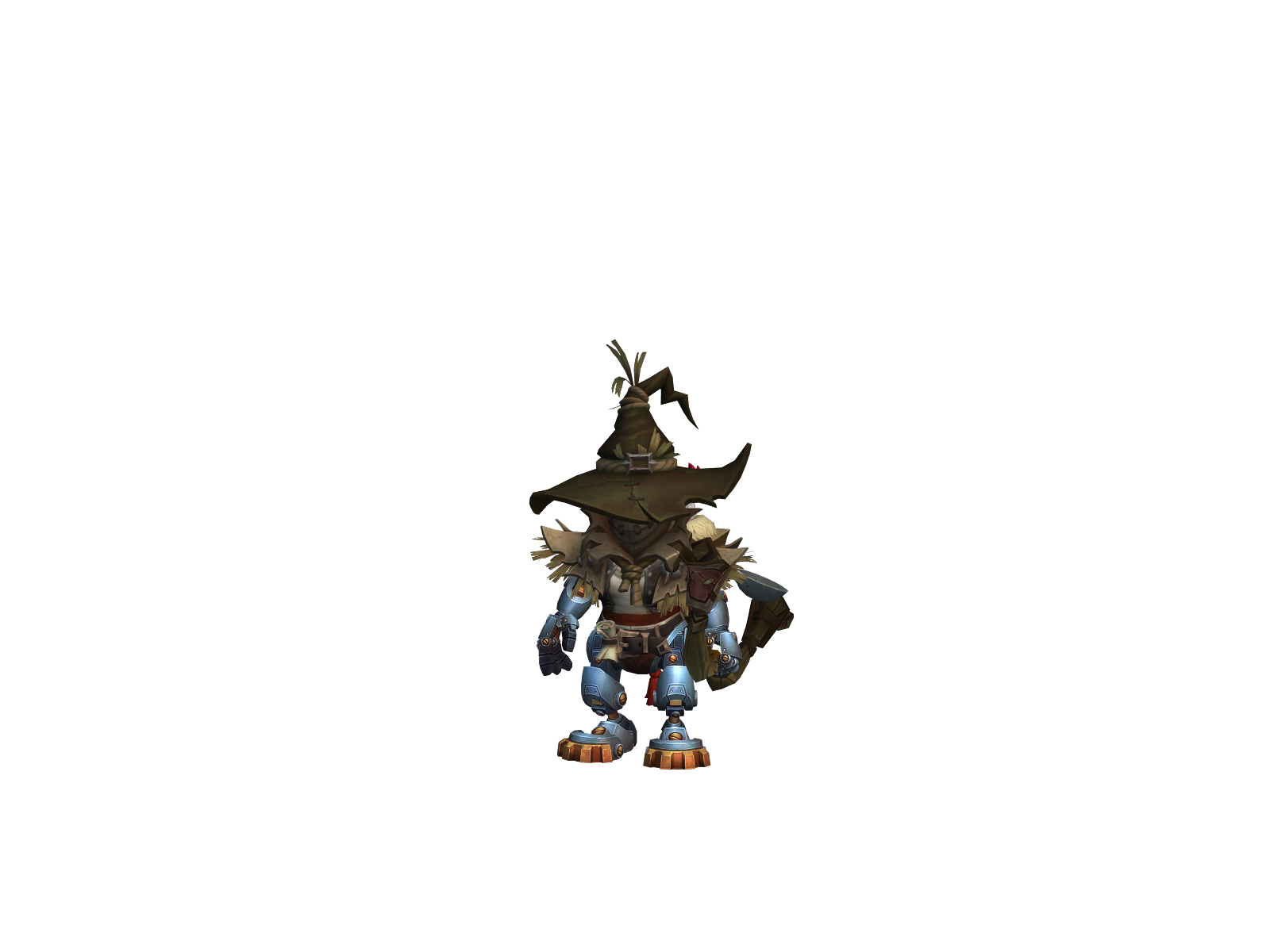 Мехасосискка 3D character render