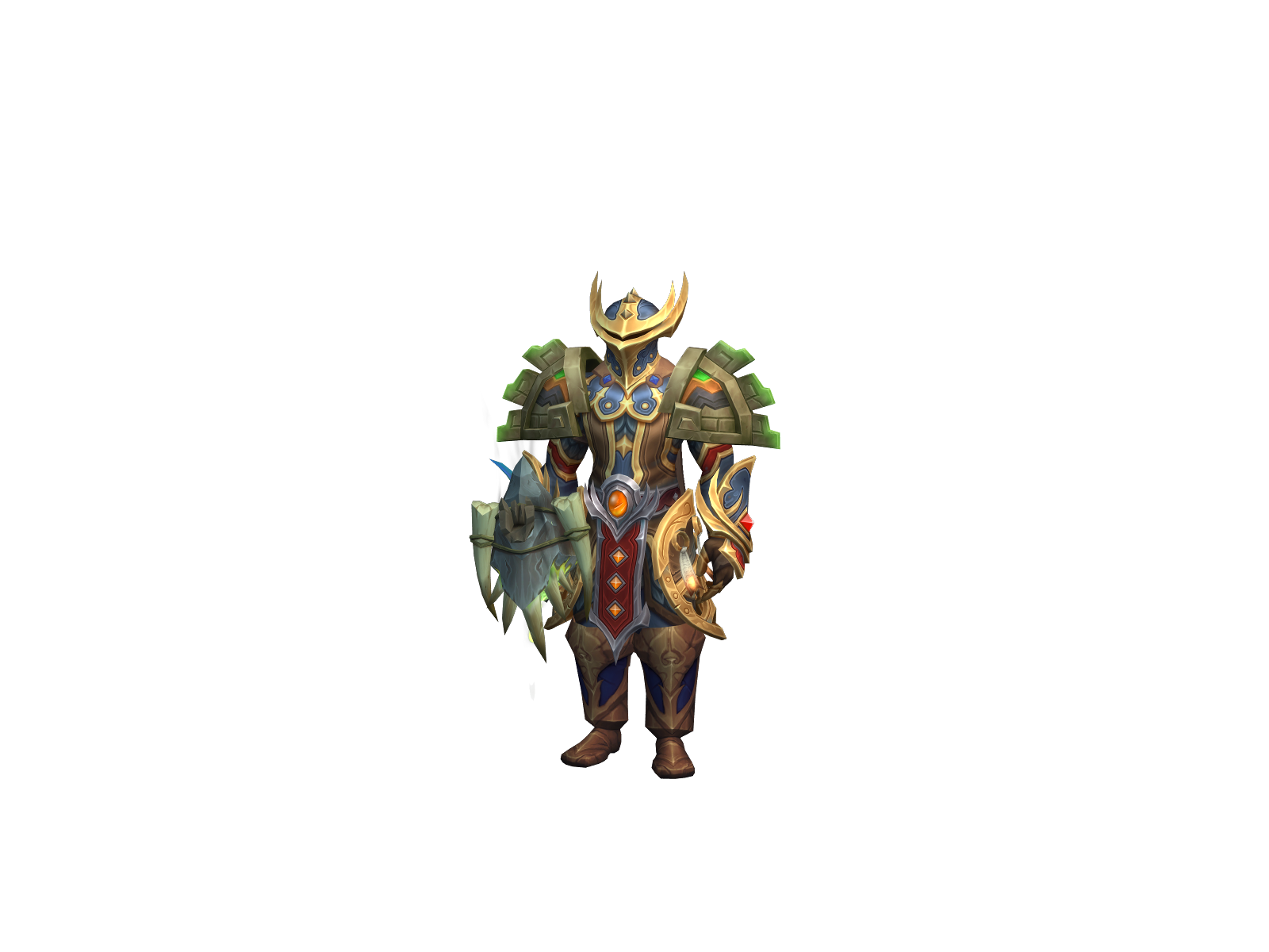 Паладинпупу 3D character render
