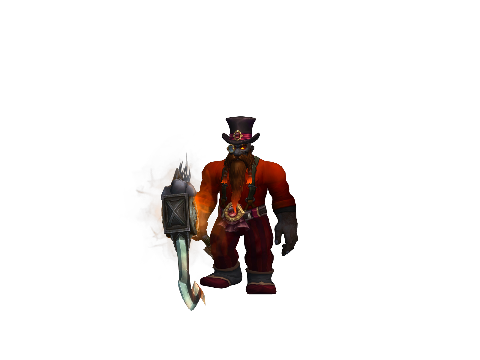 Гхулдур 3D character render