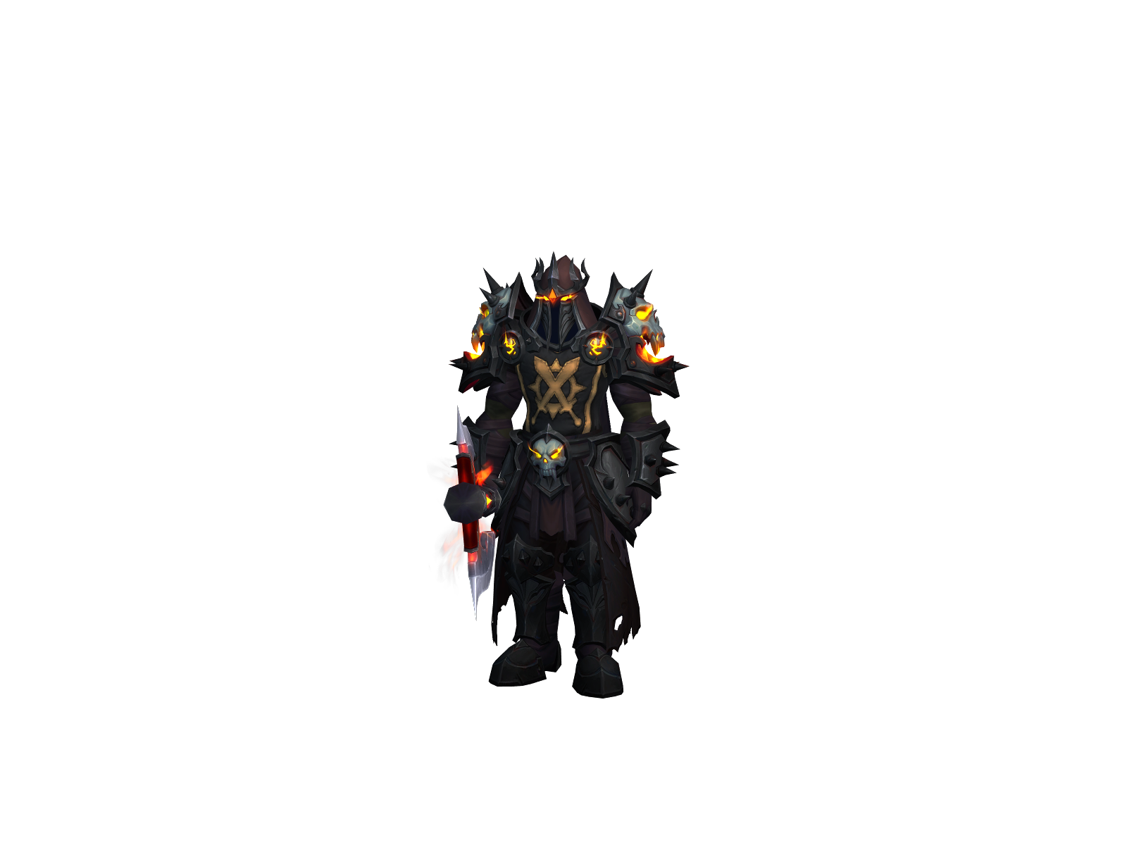 Черноклин 3D character render